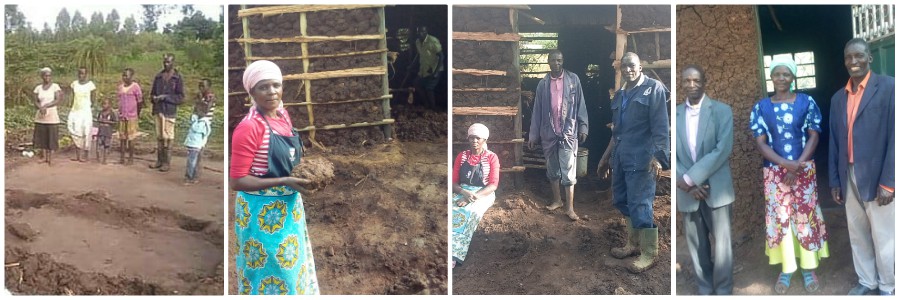Widow Rebuilt home Rift Valley Eldorat Kenya